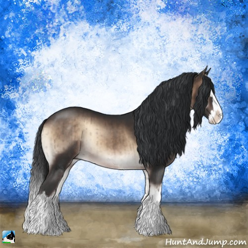 Horse Color:Brown Onyx Mushroom Sabino Splash Rabicano Brindle