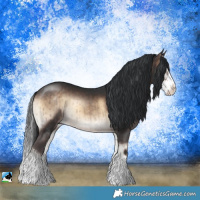 Horse Color:Brown Onyx Mushroom Sabino Splash Rabicano Brindle 