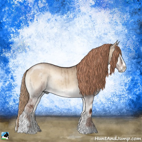 Horse Color:Liver Red Dun Onyx Sabino Brindle 