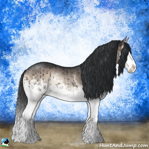 Horse Color:Brown Onyx Mushroom Sabino Splash Rabicano Brindle 