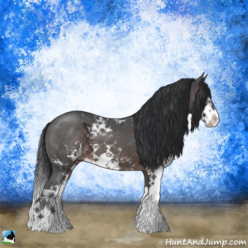 Horse Color:Brown Ice Mushroom Sabino Splash Rabicano 