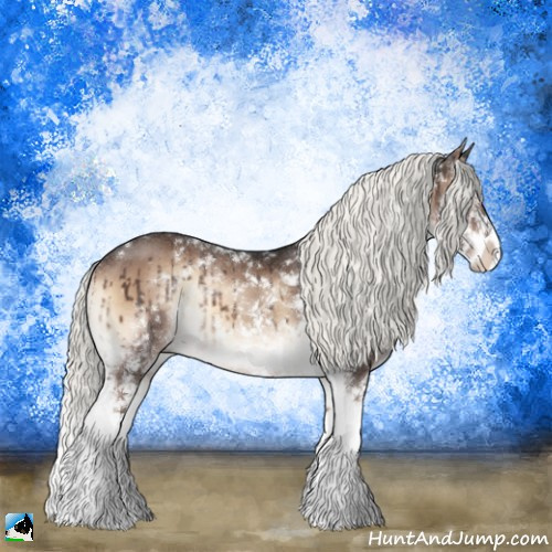 Horse Color:Liver Red Onyx Mushroom Sabino Splash Rabicano 