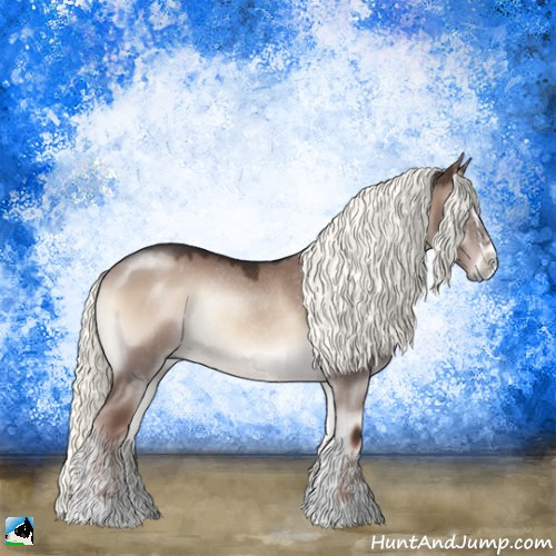 Horse Color:Liver Red Dun Onyx Mushroom Sabino Rabicano 