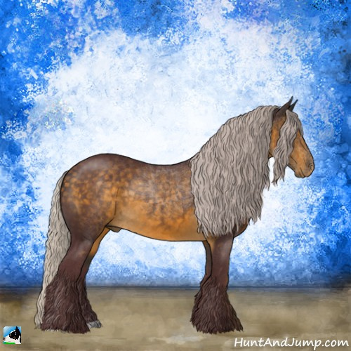 Horse Color:Chocolate Silver Buckskin Rabicano 