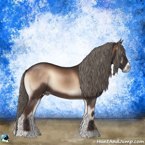 Horse Color:Liver Red Onyx Mushroom Rabicano 