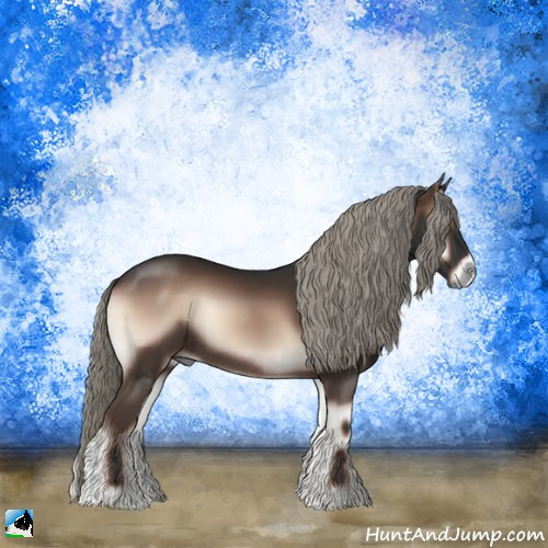 Horse Color:Liver Red Onyx Mushroom Rabicano 