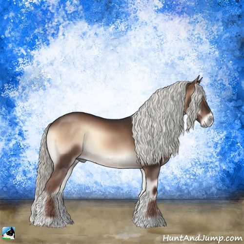 Horse Color:Liver Red Onyx Mushroom 