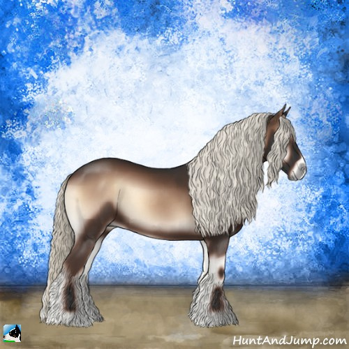 Horse Color:Liver Red Onyx Mushroom Rabicano 