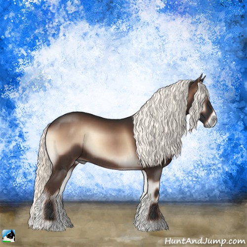 Horse Color:Liver Red Onyx Mushroom Rabicano 