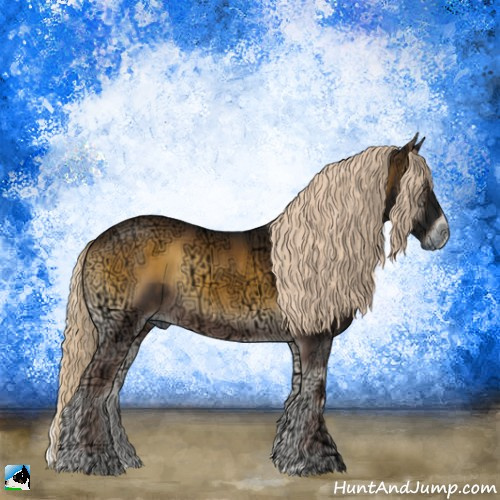Horse Color:Chocolate Palomino Ice Onyx Mushroom Rabicano 