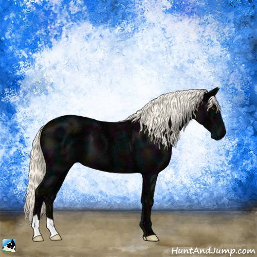 Horse Color:Midnight Liver Chestnut Ice Mushroom 