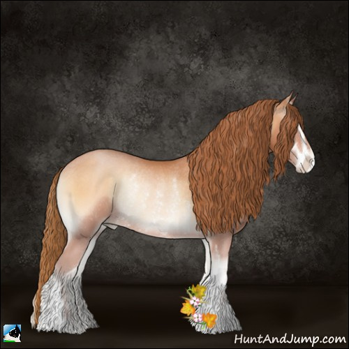 Horse Color:Bay Pearl Onyx Sabino Rabicano 
