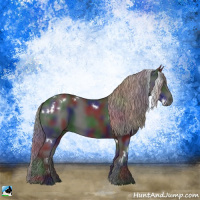 Horse Color:Nacre White Spotted Liver Chestnut Rabicano 