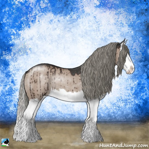Horse Color:Liver Red Dun Mushroom Sabino Splash Rabicano Brindle 