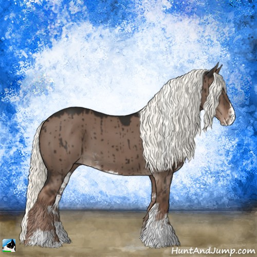 Horse Color:Liver Red Dun Mushroom Sabino Rabicano Brindle 