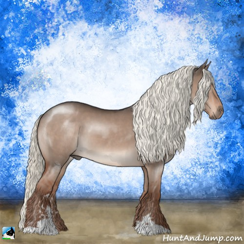 Horse Color:Liver Red Dun Mushroom Sabino 