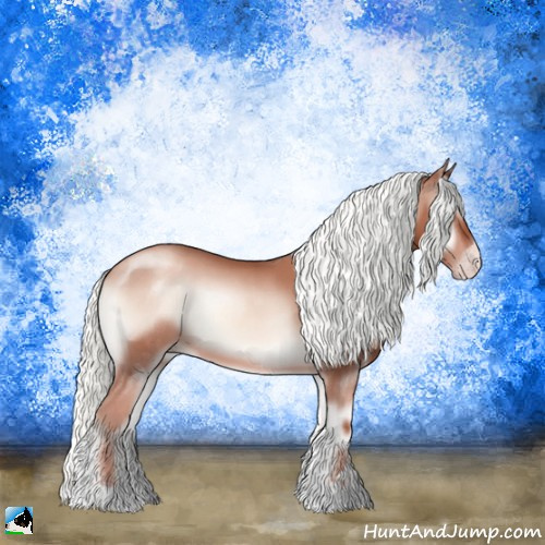 Horse Color:Gold Champagne Onyx Mushroom 