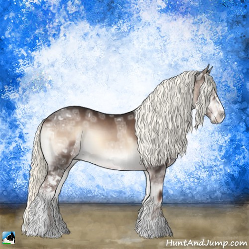 Horse Color:Liver Red Onyx Ice Mushroom Sabino 