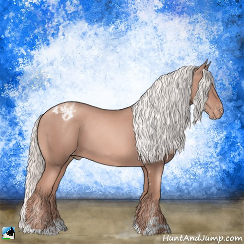Horse Color:Gold Champagne Mushroom Sabino Appaloosa 