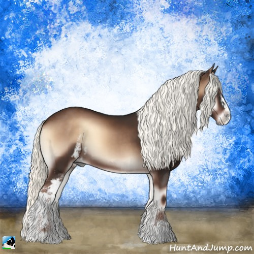 Horse Color:Liver Red Onyx Mushroom Sabino 