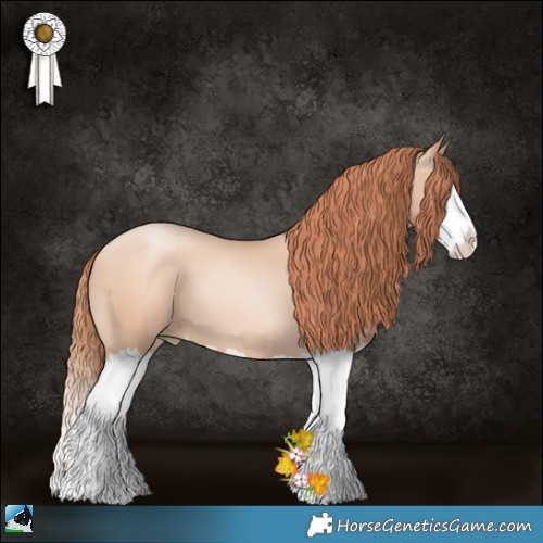 Horse Color:White Spotted Classic Champagne Pearl Splash 