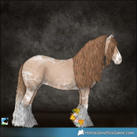 Horse Color:White Spotted Black Ice Pearl Splash 