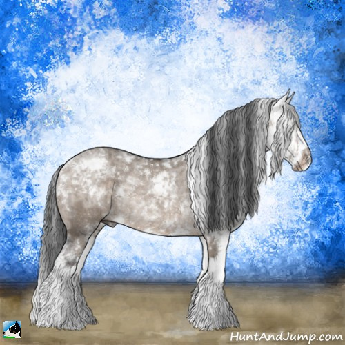 Horse Color:Brown Ice Dun Mushroom Sabino Rabicano 
