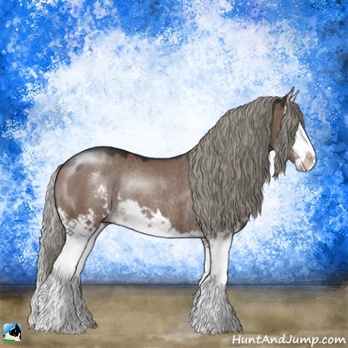Horse Color:Liver Red Dun Mushroom Sabino Splash Rabicano 