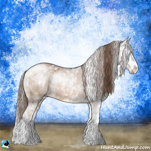 Horse Color:Brown Ice Pearl Dun Mushroom Sabino 