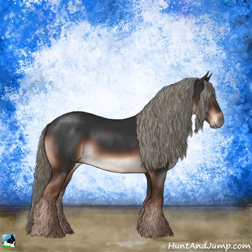 Horse Color:Liver Chestnut Mushroom Sabino Rabicano 