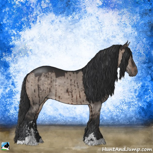 Horse Color:Brown Dun Mushroom Sabino Rabicano Brindle 