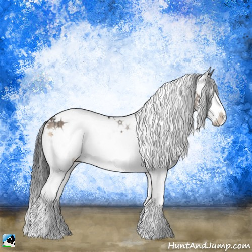 Horse Color:Brown Onyx Sabino Splash Rabicano Brindle 