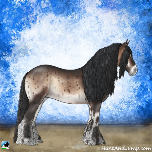 Horse Color:Brown Onyx Mushroom 