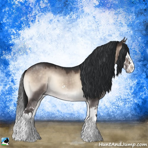 Horse Color:Brown Onyx Mushroom Sabino Splash Rabicano 
