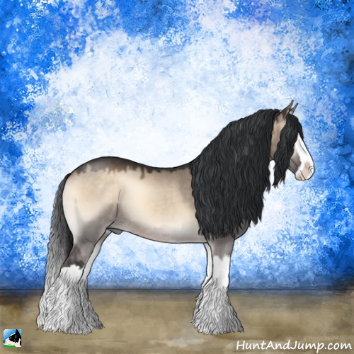 Horse Color:Brown Onyx Sabino Splash 