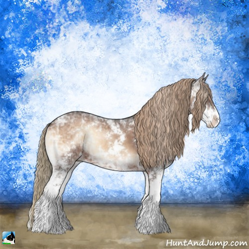 Horse Color:Liver Red Onyx Ice Sabino 