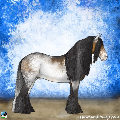 Horse Color:White Spotted Buckskin Ice Sabino Rabicano 