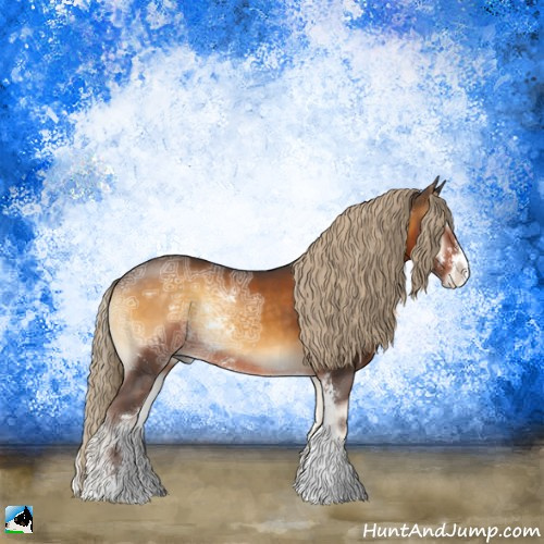 Horse Color:Chocolate Palomino Ice Onyx Sabino Rabicano 