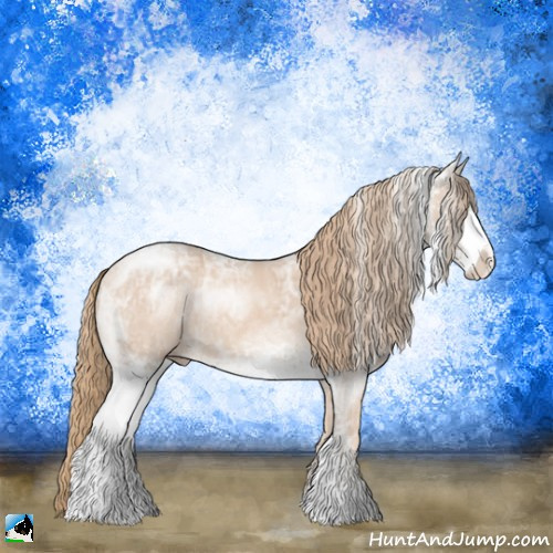 Horse Color:White Spotted Perlino Ice Sabino Rabicano 