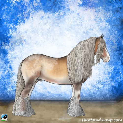 Horse Color:Chocolate Palomino Ice Onyx Sabino 