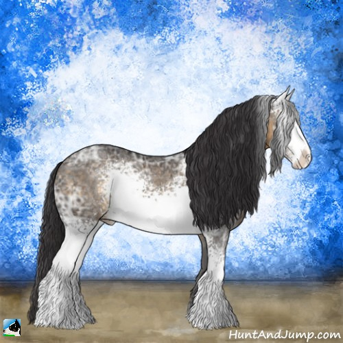 Horse Color:White Spotted Buckskin Ice 