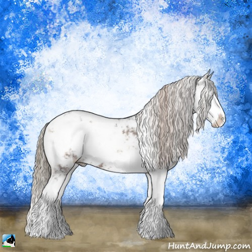 Horse Color:Liver Red Onyx Ice Sabino Splash 