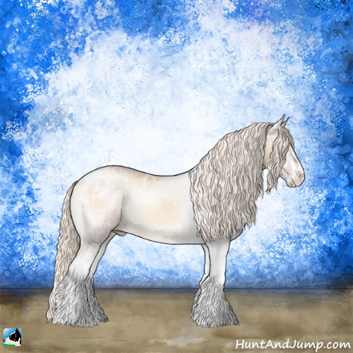 Horse Color:White Spotted Cremello Ice Onyx Sabino 