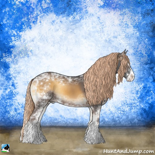 Horse Color:Chocolate Palomino Ice Onyx Sabino Rabicano 