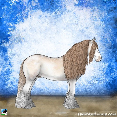 Horse Color:Perlino Ice Onyx Sabino Splash 