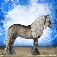 Horse Color:Liver Red Onyx Ice Mushroom Rabicano 