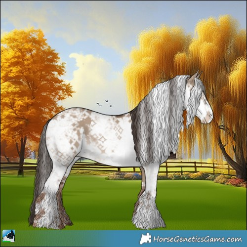 Horse Color:Liver Red Dun Sabino Appaloosa 