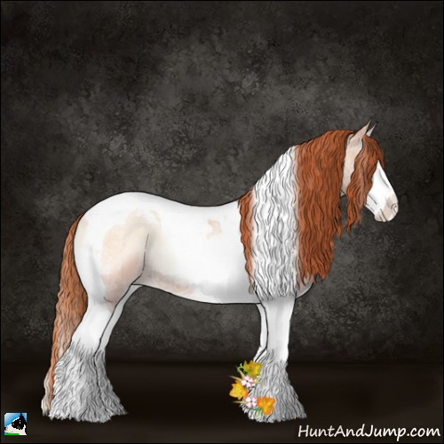 Horse Color:Classic Champagne Ice Pearl Onyx Sabino Splash Tobiano 