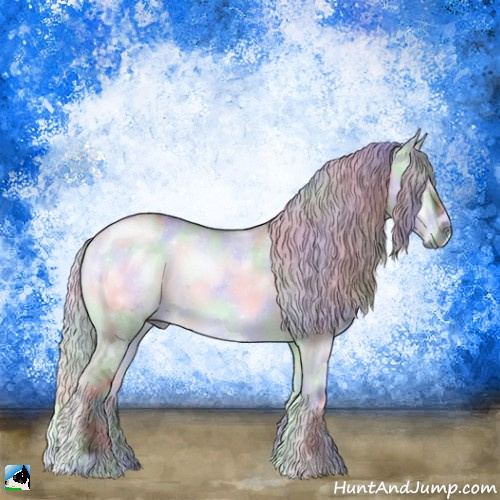 Horse Color:Nacre Chocolate Silver Brown Chinchilla Onyx Sabino 