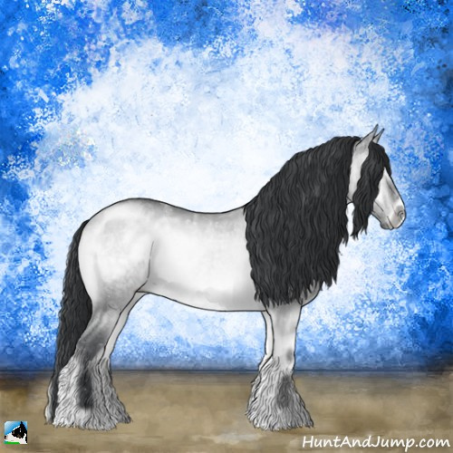 Horse Color:Brown Chinchilla Onyx Rabicano 